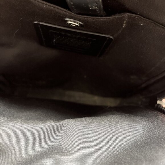 Coach Men's Punched Leather Convertible Backpack Black - Used Trek Terrain - Picture 13 of 13